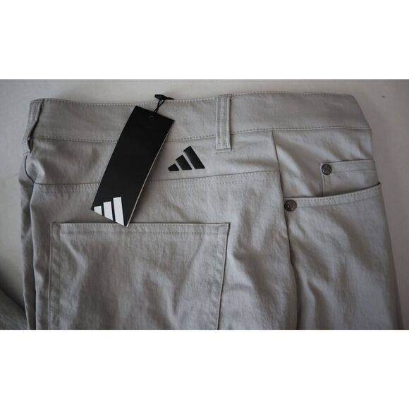 Adidas ADVR0856 Men's Sz 34/30 Gray Slim Fit 5-Pocket Golf Pants - Picture 7 of 11